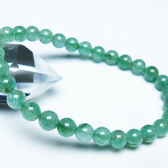 インド翡翠 ブレスレット 6mm [t127-11542]