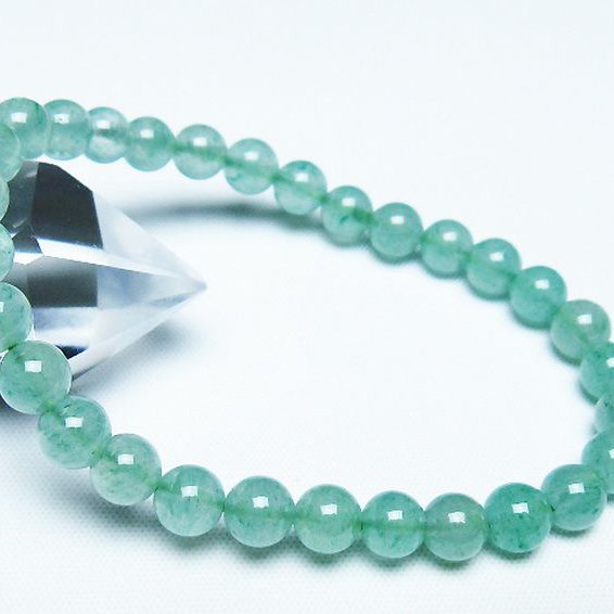 インド翡翠 ブレスレット 6mm [T127-11549]