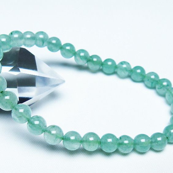 インド翡翠 ブレスレット 6mm [T127-11550]