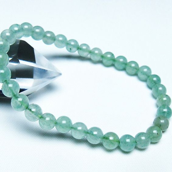 インド翡翠 ブレスレット 6mm [t127-11566]