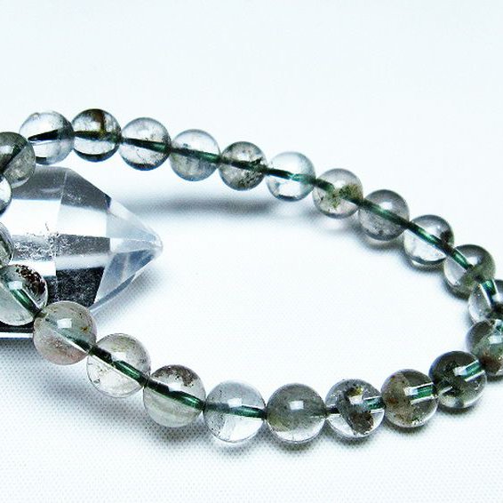 グリーンファントム ブレスレット 8mm [t13-9713]