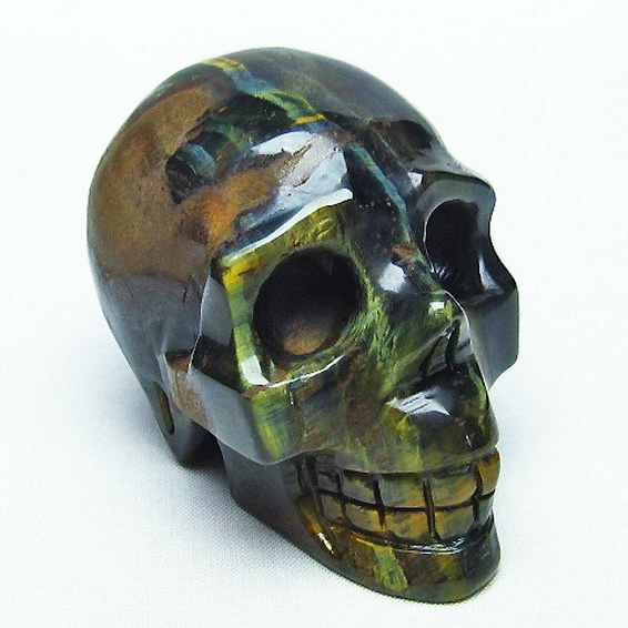 タイガーアイ ドクロ[T130-1653]