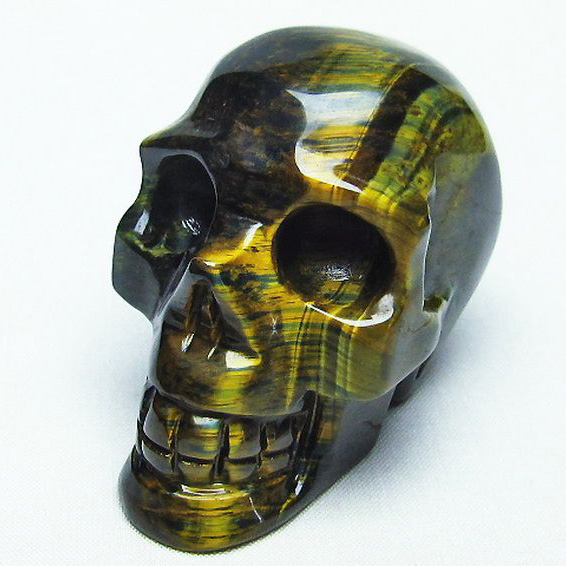 タイガーアイ ドクロ[T130-1659]