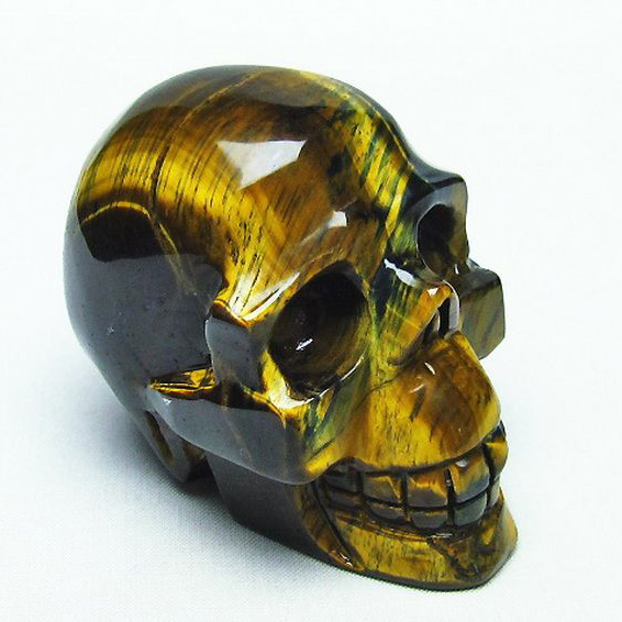 タイガーアイ ドクロ[T130-1683]