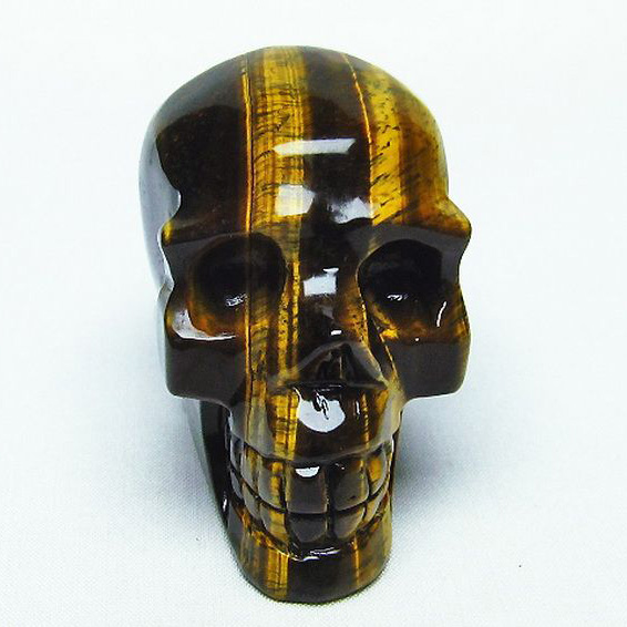 タイガーアイ ドクロ[T130-1701]