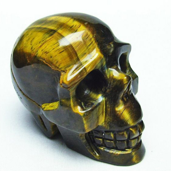 タイガーアイ ドクロ[T130-1703]