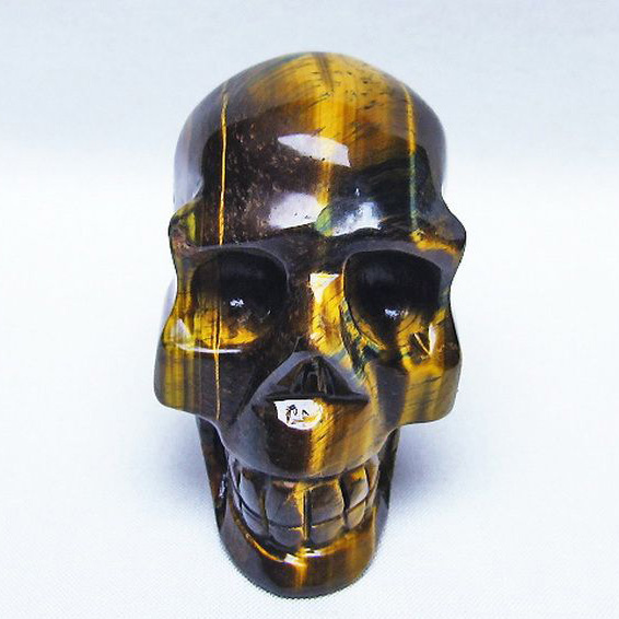 タイガーアイ ドクロ[T130-1713]