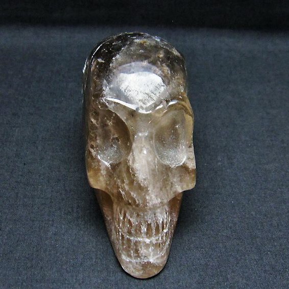 ライトニング水晶 ドクロ[T130-2107]