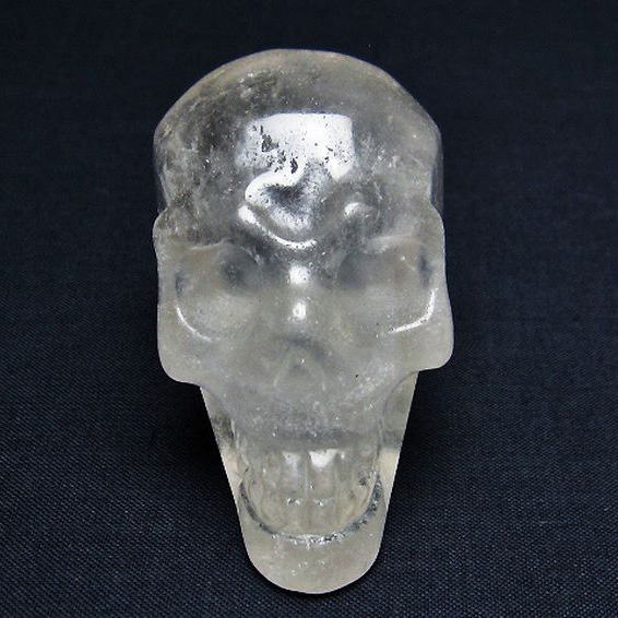 ヒマラヤ水晶 ドクロ[T130-2136]