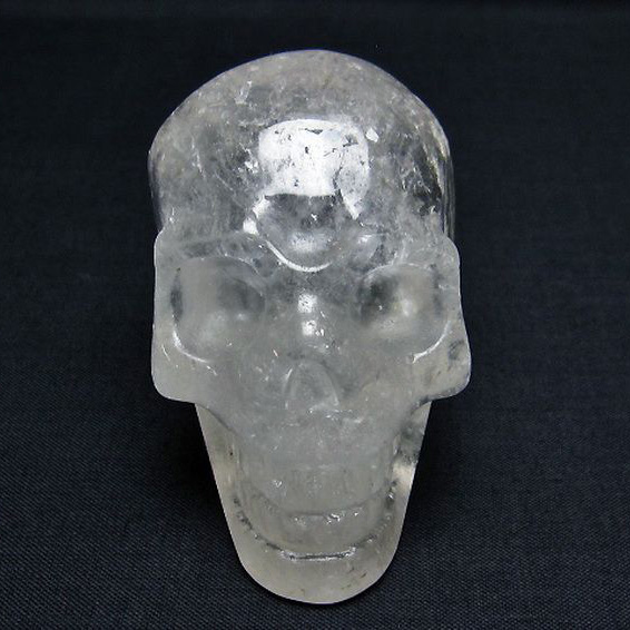 ヒマラヤ水晶 ドクロ[T130-2165]