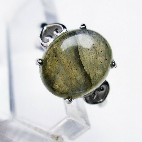 ラブラドライト 指輪 (12号)[T135-7080]