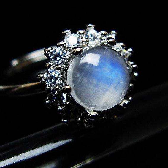 ムーンストーン 指輪 (15号) [t135-7365]