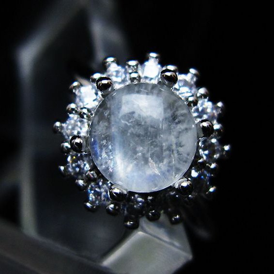 ムーンストーン 指輪 (15号)[T135-7396]