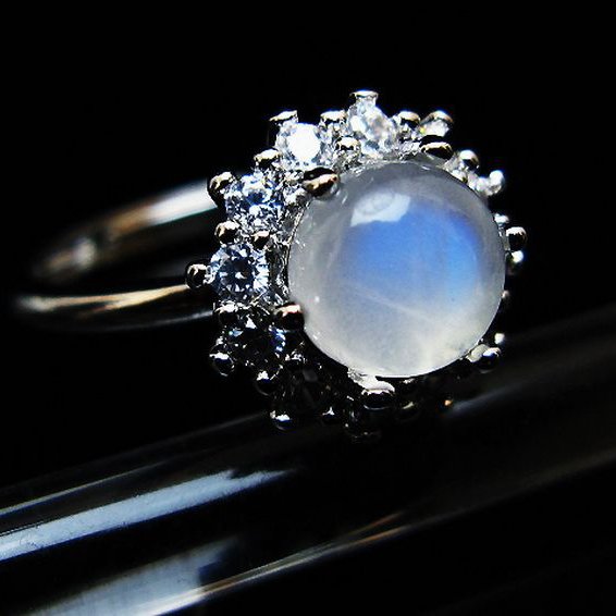 ムーンストーン 指輪 (15号) [t135-7463]