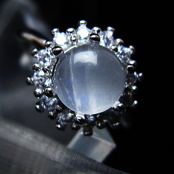 ムーンストーン 指輪 (15号)[T135-7512]