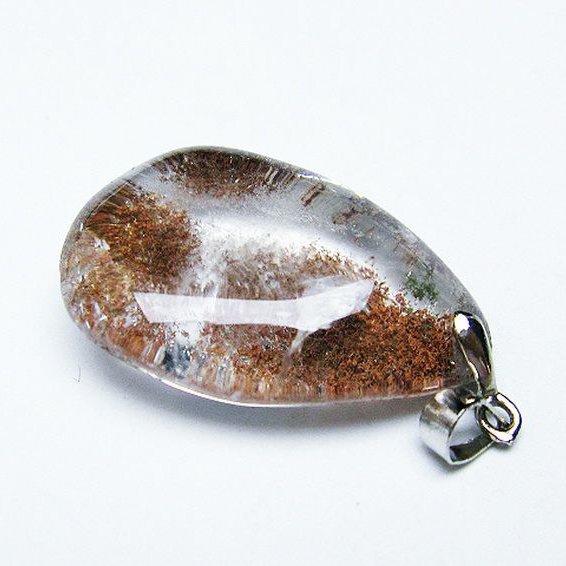 ガーデン水晶 ペンダント [T136-3724]