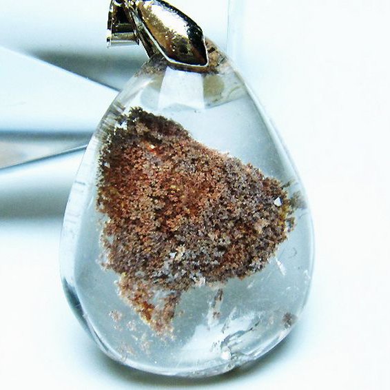 ガーデン水晶 ペンダント [T136-4305]