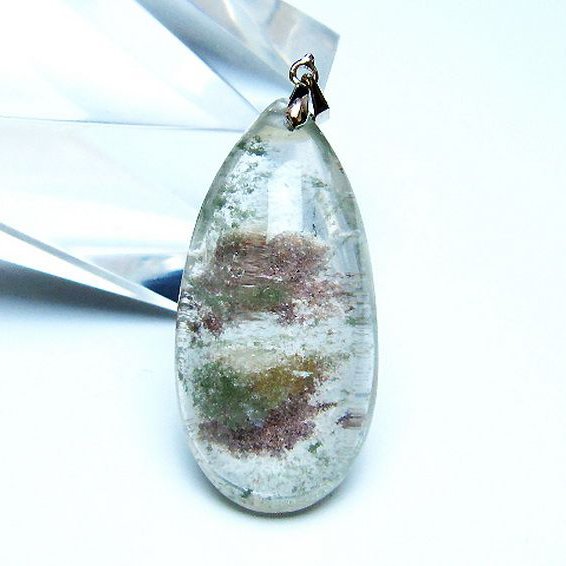 ガーデン水晶 ペンダント [t136-4422]