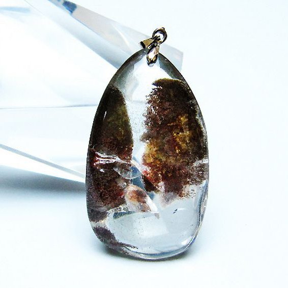 ガーデン水晶 ペンダント [T136-4433]