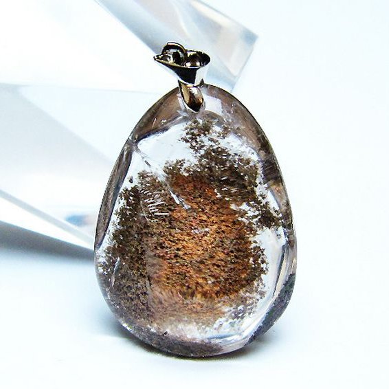 ガーデン水晶 ペンダント [T136-4444]