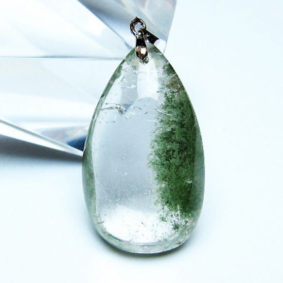 ガーデン水晶 ペンダント [T136-4529]