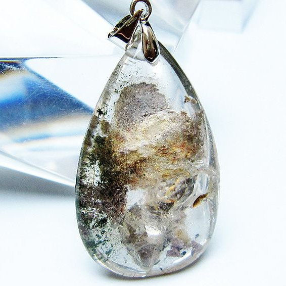 ガーデン水晶 ペンダント [t136-4590]