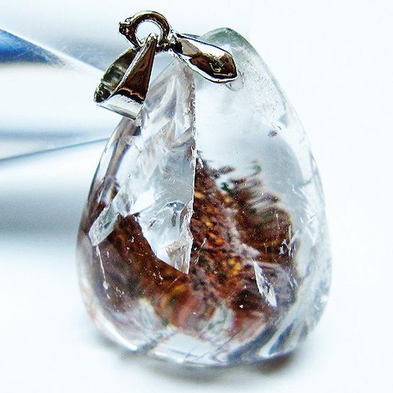 ガーデン水晶 ペンダント [t136-4610]