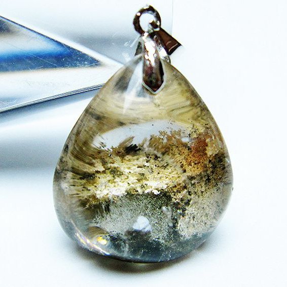 ガーデン水晶 ペンダント [t136-4622]