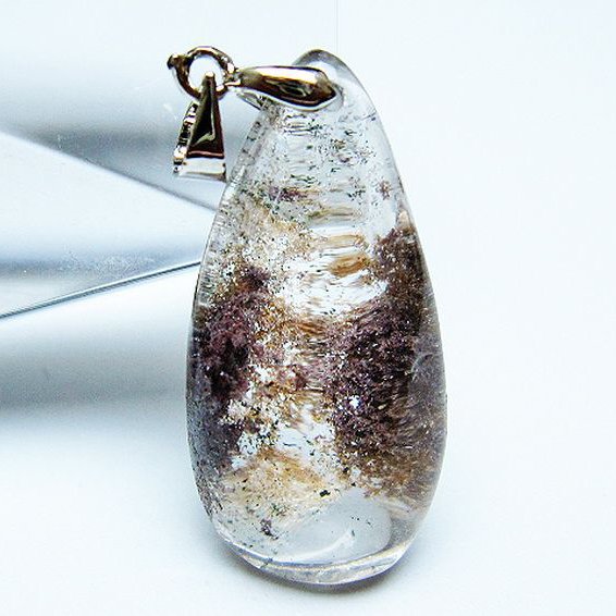 ガーデン水晶 ペンダント [t136-4633]