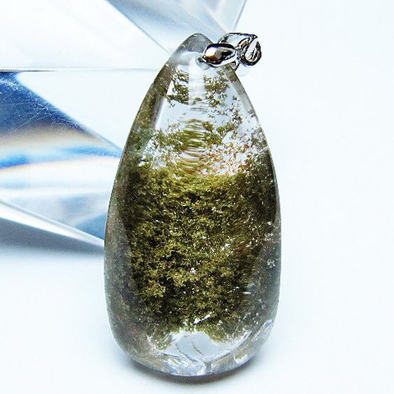 ガーデン水晶 ペンダント [t136-4650]