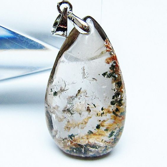 ガーデン水晶 ペンダント [t136-4667]