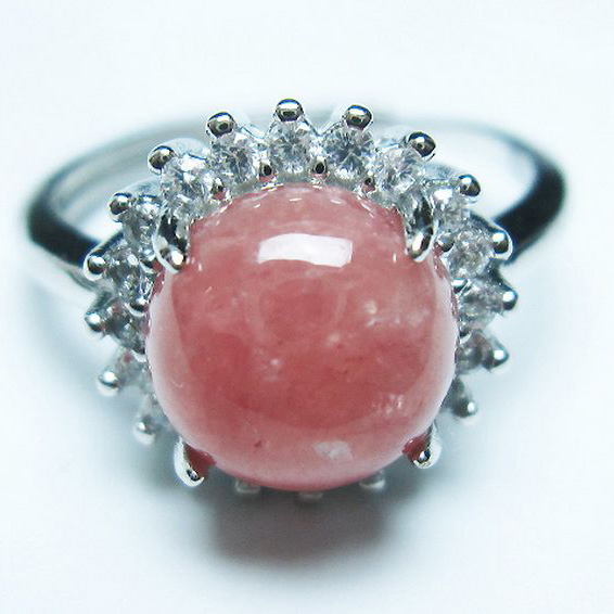 インカローズ ロードクロサイト 指輪 (18号)[T137-2864]