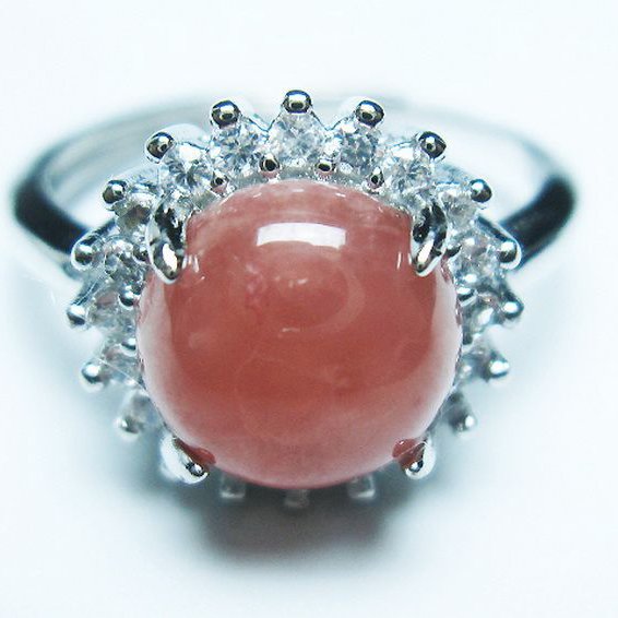 インカローズ ロードクロサイト 指輪 (18号)[T137-3004]