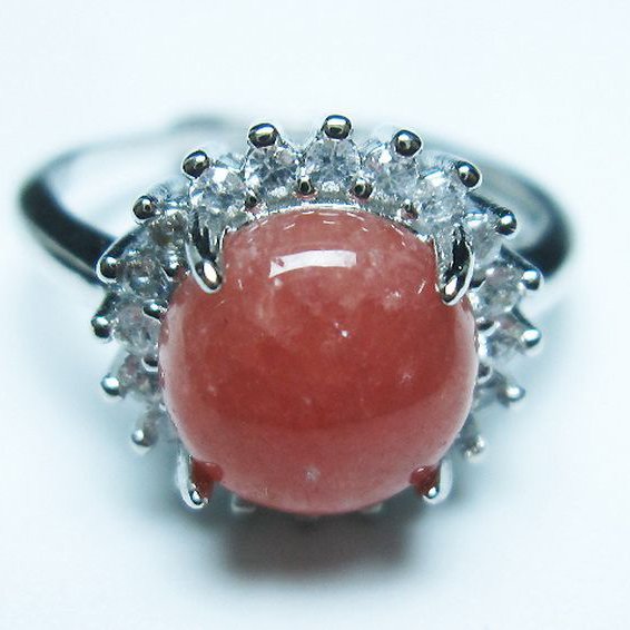 インカローズ ロードクロサイト 指輪 (17号)[T137-3015]