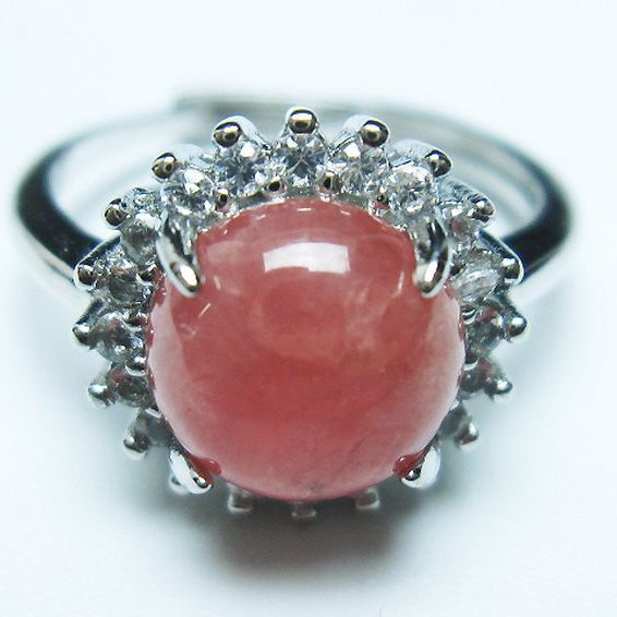 インカローズ ロードクロサイト 指輪 (17号)[T137-3034]