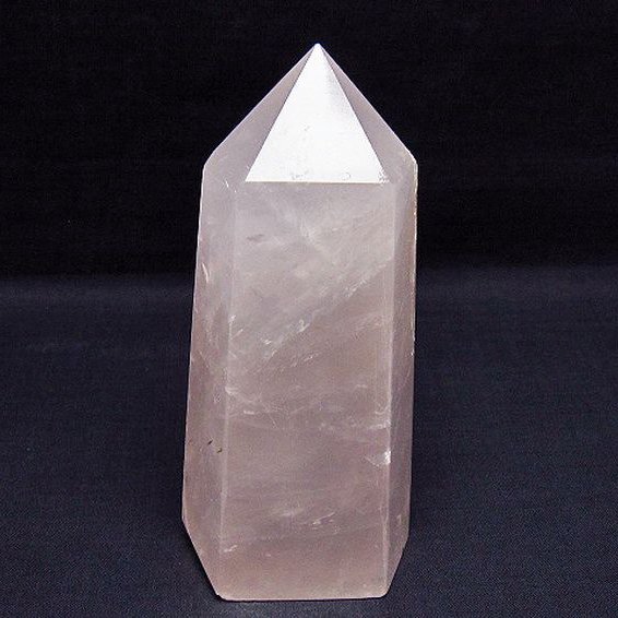 ローズクォーツ 六角柱[T138-6110]