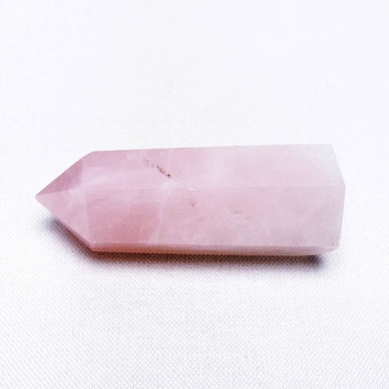 ローズクォーツ 六角柱[T138-6157]