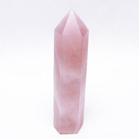 ローズクォーツ 六角柱 [t138-6227]