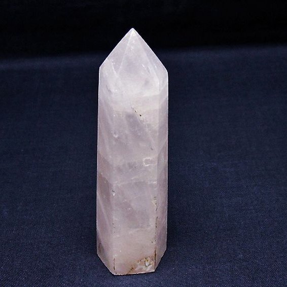 ローズクォーツ 六角柱 [t138-6407]