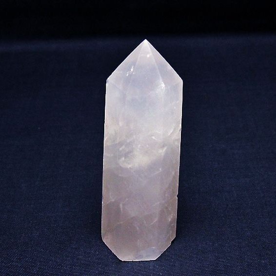 ローズクォーツ 六角柱 [t138-6421]