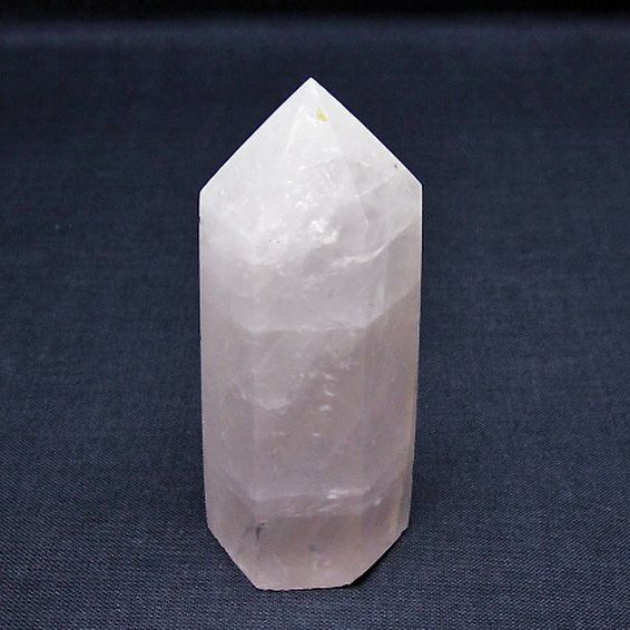 ローズクォーツ 六角柱 [t138-6431]