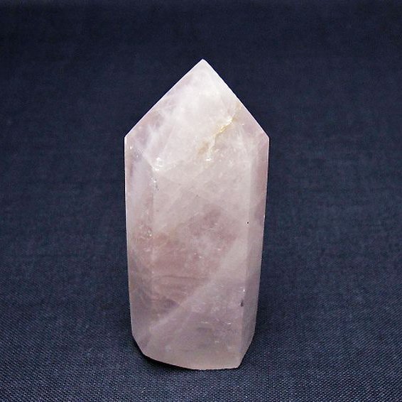 ローズクォーツ 六角柱 [t138-6443]