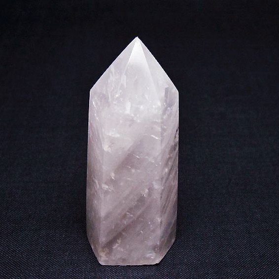 ローズクォーツ 六角柱 [t138-6445]