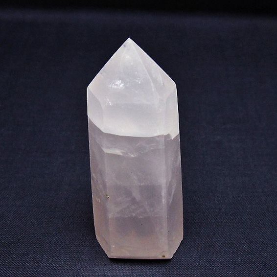 ローズクォーツ 六角柱 [t138-6457]