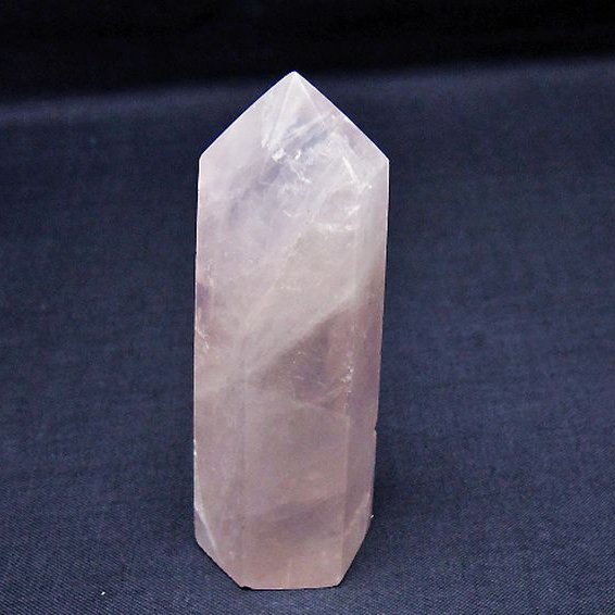 ローズクォーツ 六角柱 [t138-6492]