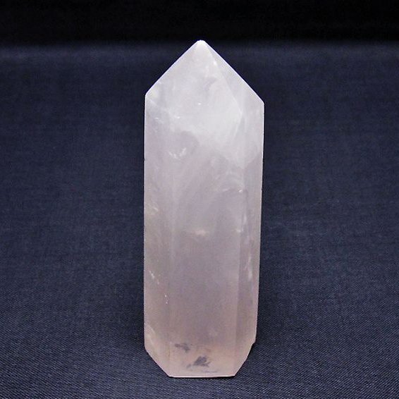 ローズクォーツ 六角柱 [t138-6493]