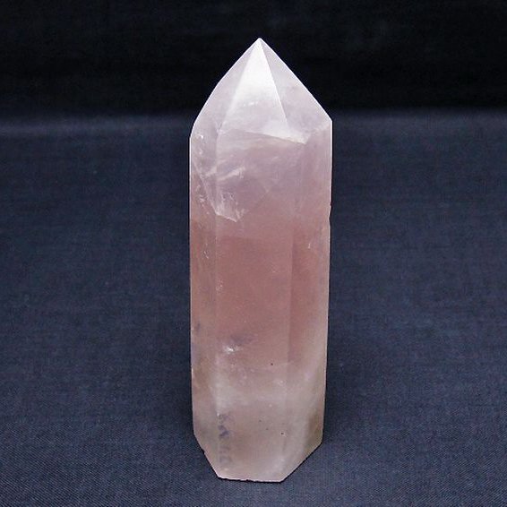 ローズクォーツ 六角柱[T138-6503]