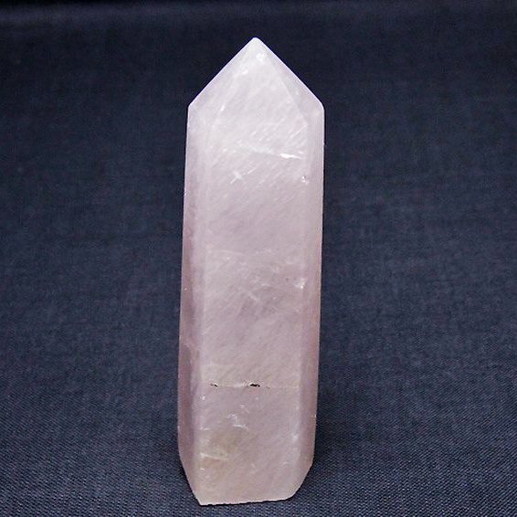 ローズクォーツ 六角柱[T138-6509]