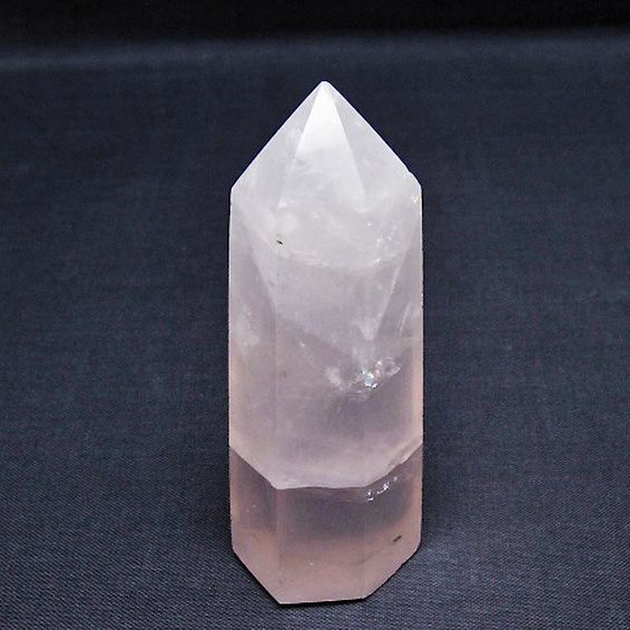 ローズクォーツ 六角柱[T138-6523]