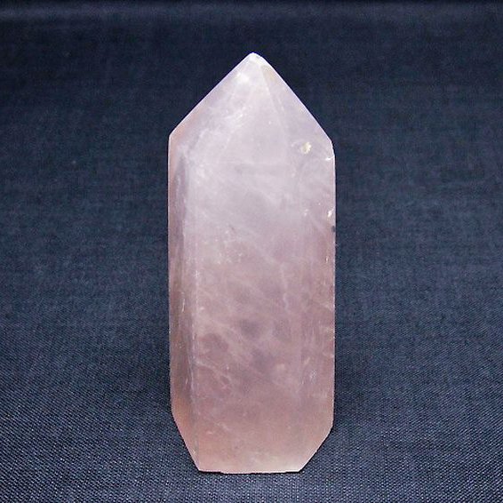 ローズクォーツ 六角柱 [t138-6540]